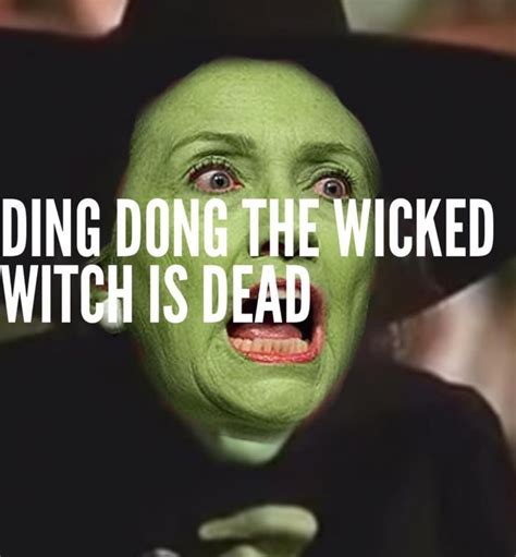 The wicked witch is ded